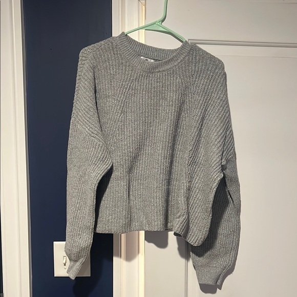 bp Sweaters - BP Grey Knit Sweater 1X